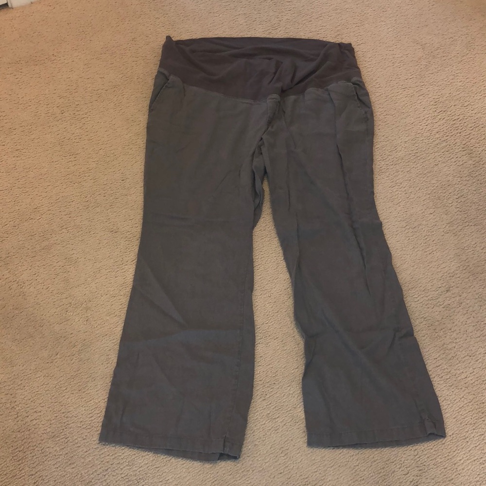 Plus size Old Navy Maternity Linen Pants